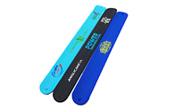 Light Weight Silicone Slap Wristband Silk Screen Logo Processing Magnetic Clap Bands