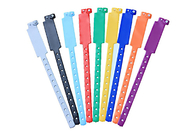 L Shape Promotional Bracelets And Wristbands Eco Friendly Premium PVC Vinyl